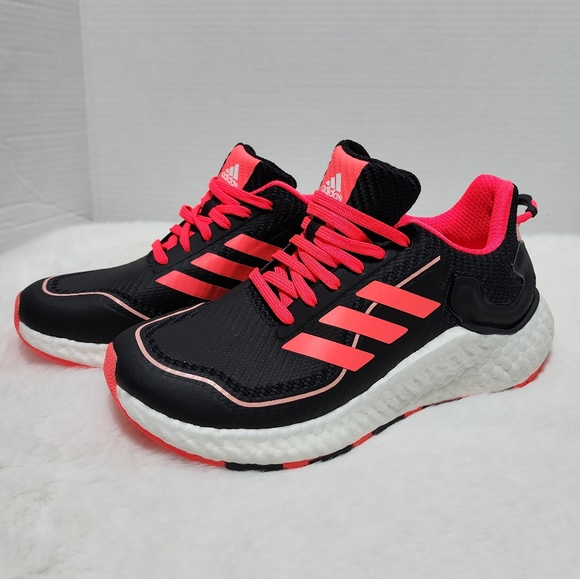 Adidas Boost ClimaWarm LTD Running Shoe Black Pink Unisex - Picture 4 of 12